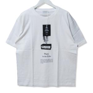 未使用 POET MEETS DUBWISE ポエットミーツダブワイズ 半袖Tシャツ ECPTS-0413 PLANTS IN THE ECHO T-Shirt ホワイト XL  27105956｜classic