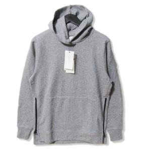 未使用 JOHN ELLIOTT ジョンエリオット Hooded Villain B000B0223C プルオーバーパーカー DARK GRAY S タグ付き  27106012｜classic