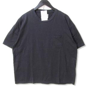 stein シュタイン 半袖Tシャツ ST.158 OVERSIZED POCKET TEE コットン オーバーサイズ 日本製 DARK NAVY S タグ付き  27106246｜classic
