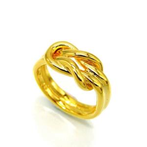 未使用 XOLO JEWELRY ショロジュエリー リング XOR011-1AG Knot Ring Large 24K ALL coating S ノット メキシコ製 9.5号  28006930｜classic