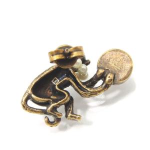 GUCCI グッチ ピアス モンキー グラスパ...の詳細画像1