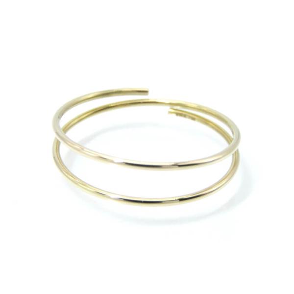 美品 SHIHARA シハラ フープピアス Double Hoop Pierce 20 ダブルフープ...
