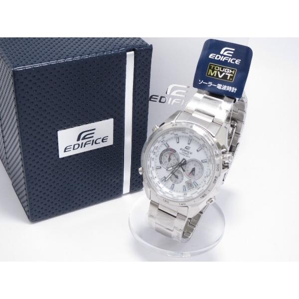 CASIO EDIFICE EQW-T610D-7AJF ソーラー電波 ホワイト 未使用 カシオ 時...