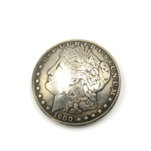 FUNNY ファニー コンチョ モルガンダラー 1900年 ネジ式 コイン シルバー カスタムパーツ  中古 30010457｜classic