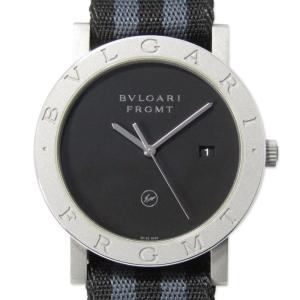 美品 BVLGARI × FRAGMENT ブルガリ 腕時計 BB41S 103443 日本限定250本 自動巻き ブルガリブルガリ フラグメント ブラック  30012705｜classic