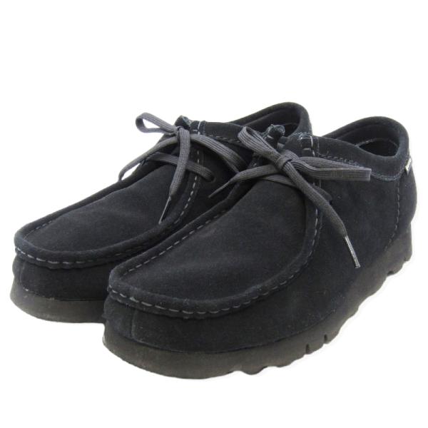 美品 Clarks クラークス UK9G ワラビー ゴアテックス 26149449 スエード Wal...