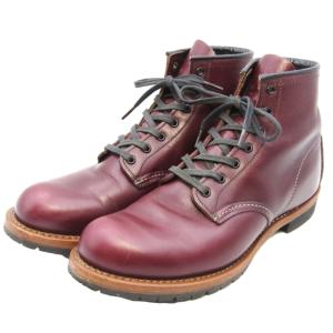 REDWING レッドウィング US8.5D 26.5cm ベックマン ラウンド 9011 プレーントゥ 廃盤 ブラックチェリー フェザーストーン  35003208｜classic