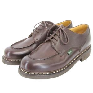 美品 Paraboot パラブーツ UK8.5 Uチップ CHAMBORD 710707 シャンボード リスレザー 外羽根 カフェ 牛革 MARRON-LIS CAFE  35003219｜classic