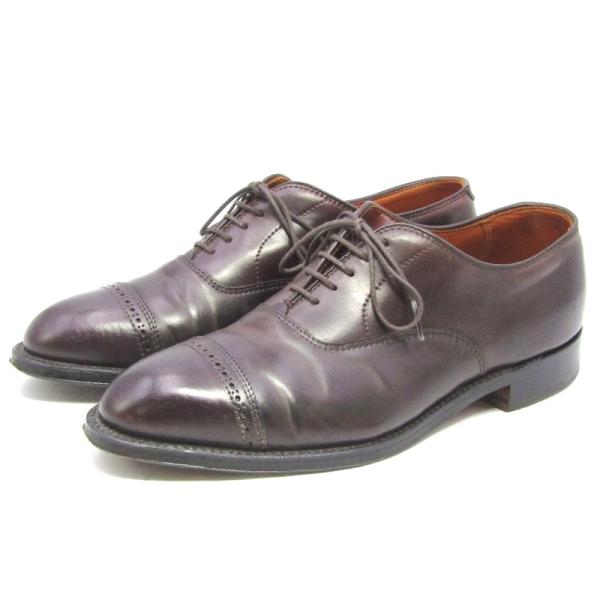 Alden オールデン US7.5D 25.5cm パンチドキャップトゥ 9015 シェルコードバン...