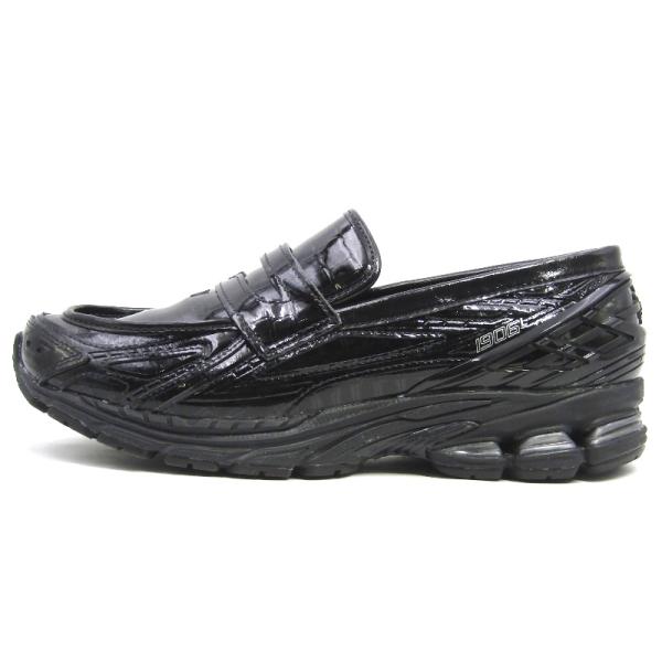 美品 New Balance ニューバランス 28cm U1906LCR Black Croc ロー...