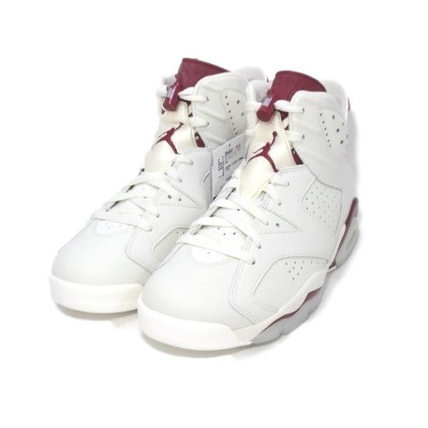 未使用 NIKE ナイキ AIR JORDAN 6 RETRO MAROON マルーン 384664...