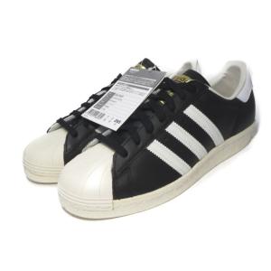 未使用 adidas アディダス SUPER STAR 80s G61069 スーパースター 黒 白...