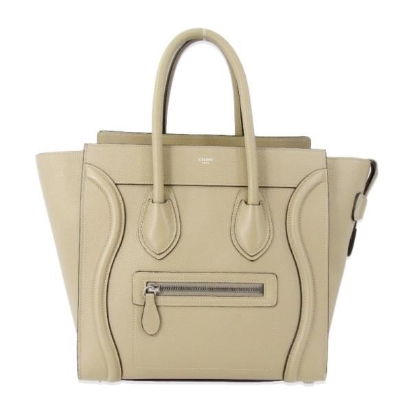 CELINE セリーヌ ハンドバッグ ラゲージマイクロ レザー トートバッグ レディース Lugga...