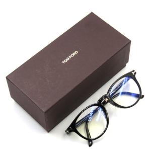 美品 TOM FORD トムフォード メガネフレーム TF5891-F-B ECO 005 フルフィット イタリア製  ブラック/デミブラウン/ゴールド  50017653｜classic