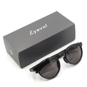 未使用 Eyevol アイヴォル サングラス BELLO 49 BK-DG-DK.GRY ベロ ボストン 日本製 ブラック/ダークグレー  50017766｜classic