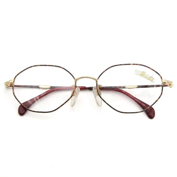 未使用 Silhouette シルエット メガネフレーム M6763/2 日本製 オクタゴン 八角形...