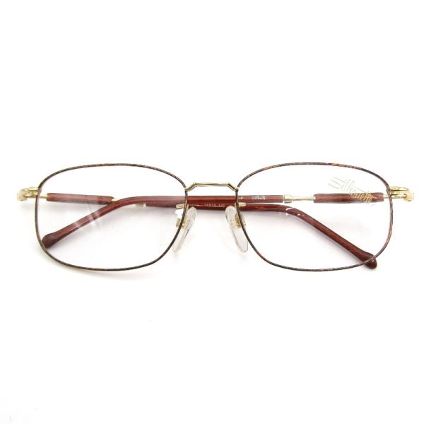 未使用 Silhouette シルエット メガネフレーム M7711/2 日本製 スクエア コンビ ...
