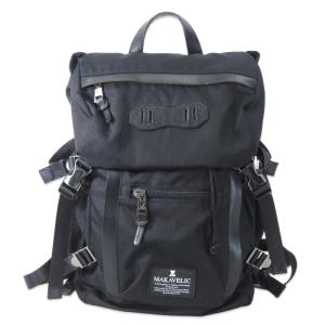 MAKAVELIC マキャベリック バックパック 3106-10107 DOUBLE LINE BACKPACK ブラック 黒   61000657｜classic