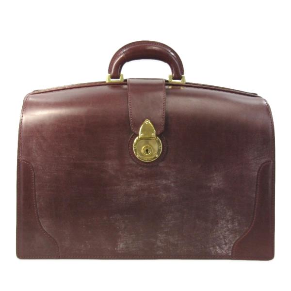 大峡製鞄 オオバセイホウ ダレスバッグ 1135 ブライドル ビジネスバッグ 3気室 バーガンディ ...