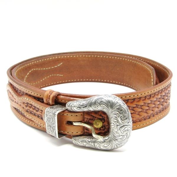 FUNNY ファニー ベルト SV925 3ピース カービング バックル セット 45mm幅 5穴 ...