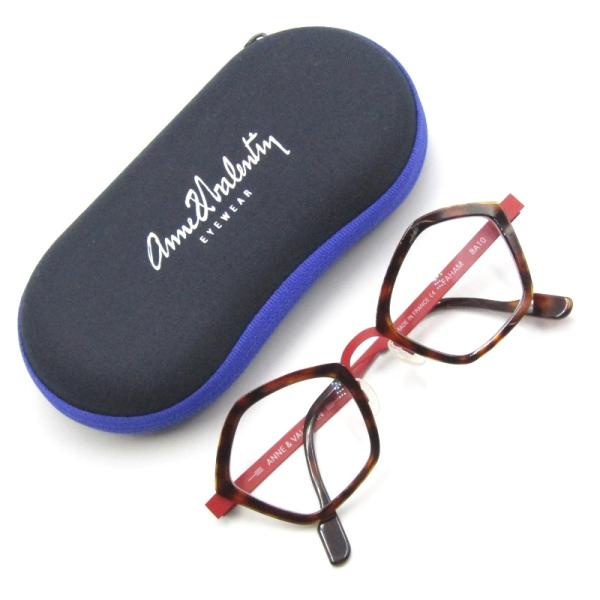 美品 ANNE ET VALENTIN アンバレンタイン メガネフレーム FAHAM ファハム 五角...