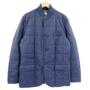 良品 BRUNELLO CUCINELLI ブルネロクチネリ ナイロンジャケット キルティング  ネイビー 紺 M メンズ  中古 70010990｜classic