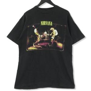 ヴィンテージ バンドTシャツ ニルヴァーナ NIRVANA 90's From the Muddy Banks of the Wishkah WILD OATS USA製 ブラック 黒 L  70015562｜classic