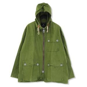 Nigel Cabourn ナイジェルケーボン ミリタリージャケット WW2 ZIP PARKA  オリーブ 50 メンズ  中古 71000357｜classic