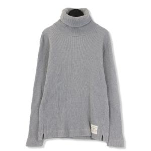 Nigel Cabourn ナイジェルケーボン タートルネックシャツ 8010020025 TURTLENECK SHIRT ハイネック サーマル グレー 50  71005851｜classic