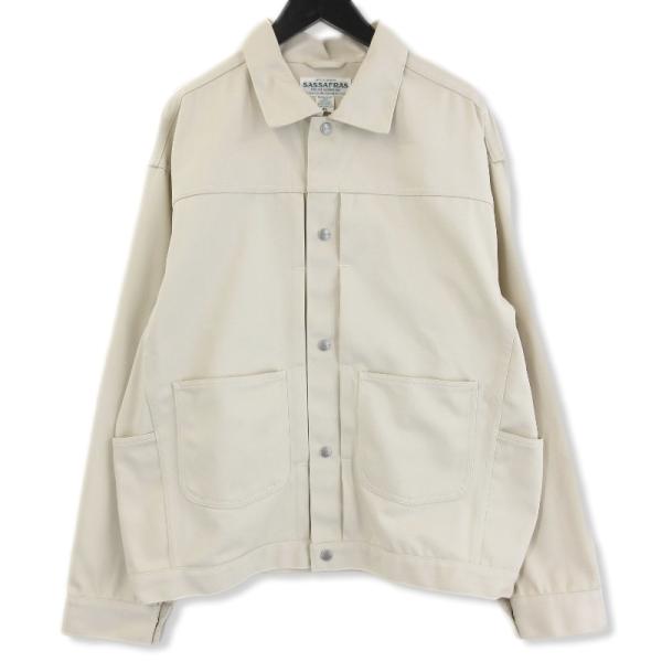 美品 SASSAFRAS ササフラス ガーデナーズ ジャケット Gardeners Jacket T...