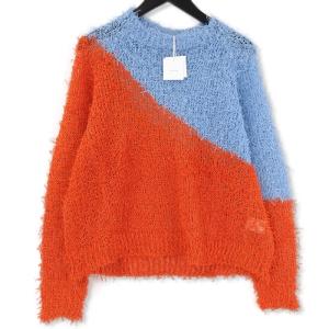 未使用 Kota Gushiken コウタグシケン Cotton Fur Jumper KGSS22-K03 コットンファージャンパー サマー レディース 橙 青 1  71009356｜classic