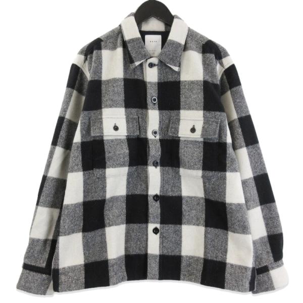 美品 KAJA カジャ シャツジャケット WOOL BUFFALO CHECK CPO JACKET...