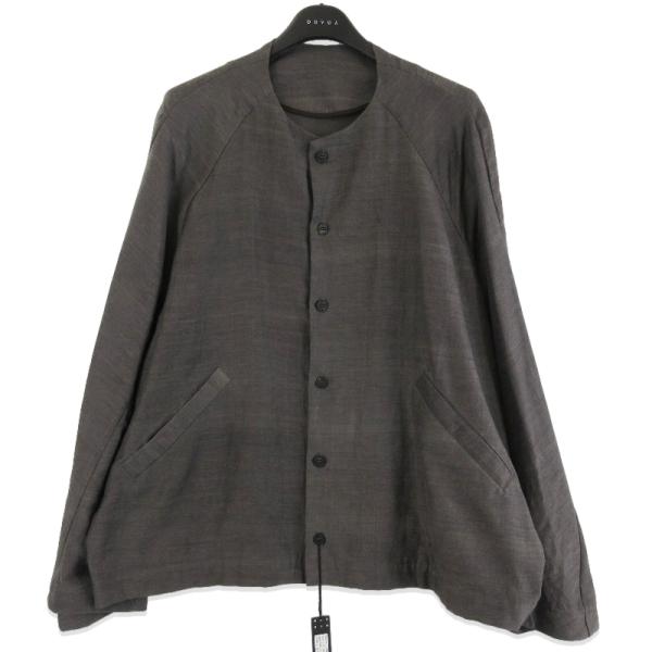 未使用 DEVOA デヴォア Shirt Jacket Hand Woven Silk SHJ-HS...