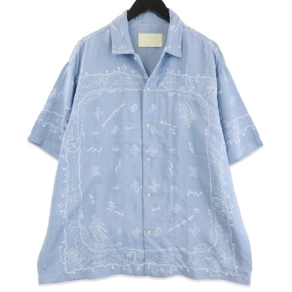未使用 INNAT インアット RAKUGAKI BANDANA SHIRT INNAT09-S03...