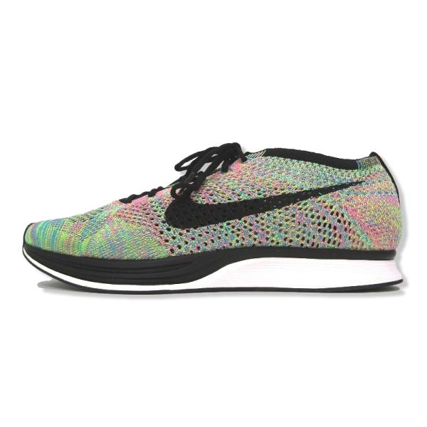 未使用 NIKE  ナイキ FLYKNIT RACER 526628-304 ランニング GREEN...