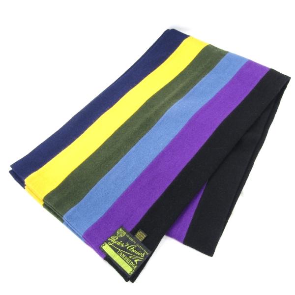 Ryder&amp;Amies ライダー&amp;エイミーズ マフラー ストライプ ウール ストール マルチカラー ...