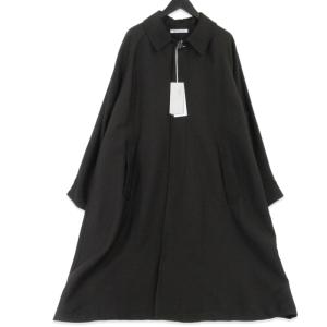 未使用 SEVEN BY SEVEN セブンバイセブン バルカラーコート 800-5210013 BAL COLLAR COAT Silk Wool loose ダークブラウン S 99000799