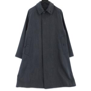 ANATOMICA アナトミカ シングルラグランコート 530-182-02 SINGLE RAGLAN II リバーシブル グレー/ブラック 38 99001520