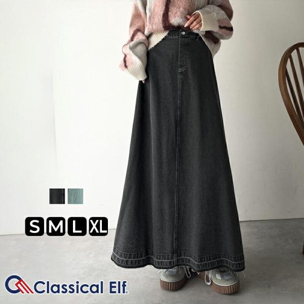 【 クラシカルエルフ classical elf 】ボトムス スカート ロング 秋冬 レディース 綿...