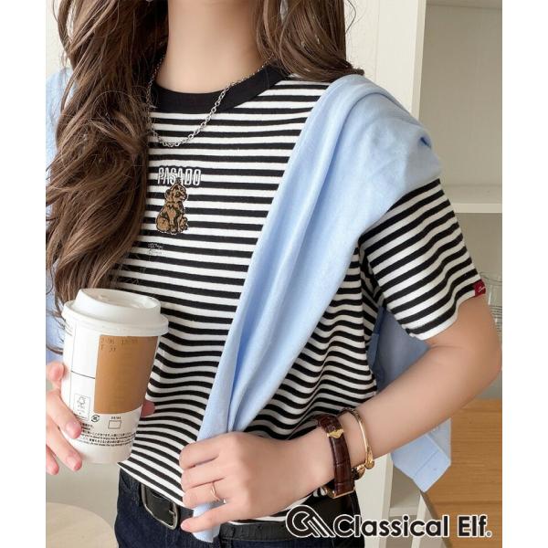 【 クラシカルエルフ classical elf 】 tシャツ レディース 半袖 トップス 刺繍 コ...