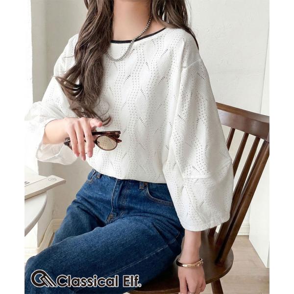 【 クラシカルエルフ classical elf 】 カットソー 七分袖 トップス レディース 配色...