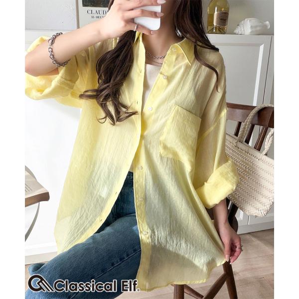 【 クラシカルエルフ classical elf 】オーバーシャツ レディース トップス シャツ ボ...