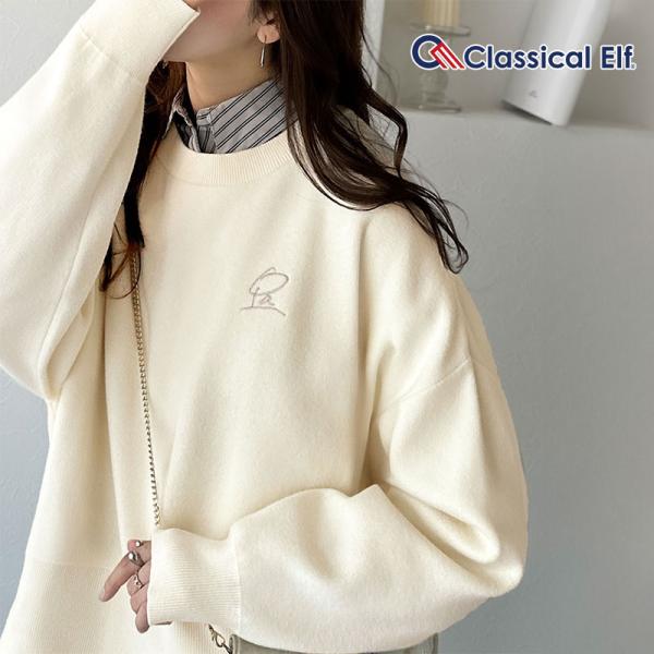 【 クラシカルエルフ classical elf 】ニット レディース 長袖 トップス コクーンニッ...