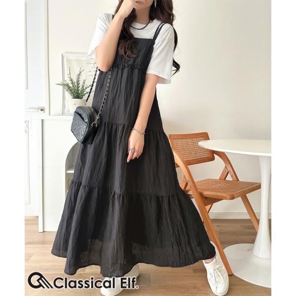 【 クラシカルエルフ classical elf 】ワンピース レディース 楊柳 ワッシャー フリル...