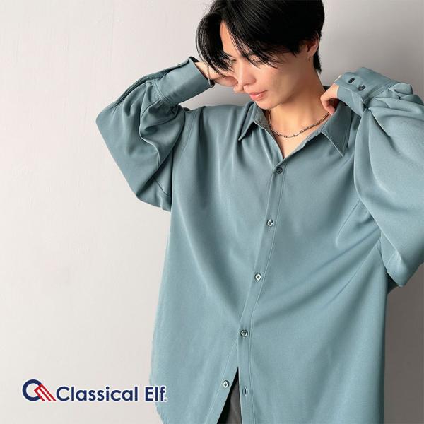【 クラシカルエルフ classical elf 】 シャツ メンズ 長袖 秋冬 トップス ポリツイ...