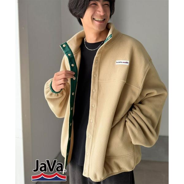 《JaVaジャバコラボ》ふんわり暖か配色フリースブルゾン Classical Elf クラシカルエル...