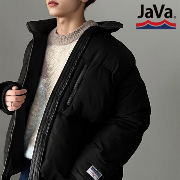 《java ジャバコラボ》アウター ブルゾン メンズ ボリューム中綿 防寒 フィンガーホール 大人カ...