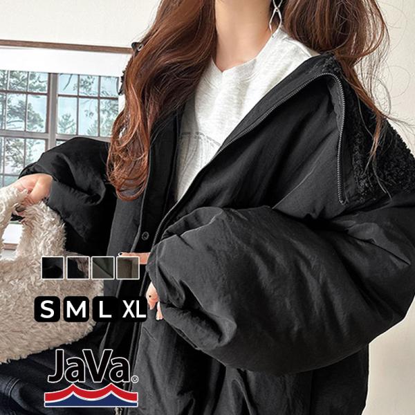 《java ジャバコラボ》 ダウンジャケット レディース 大きいサイズ コート セーラー風 カラー ...