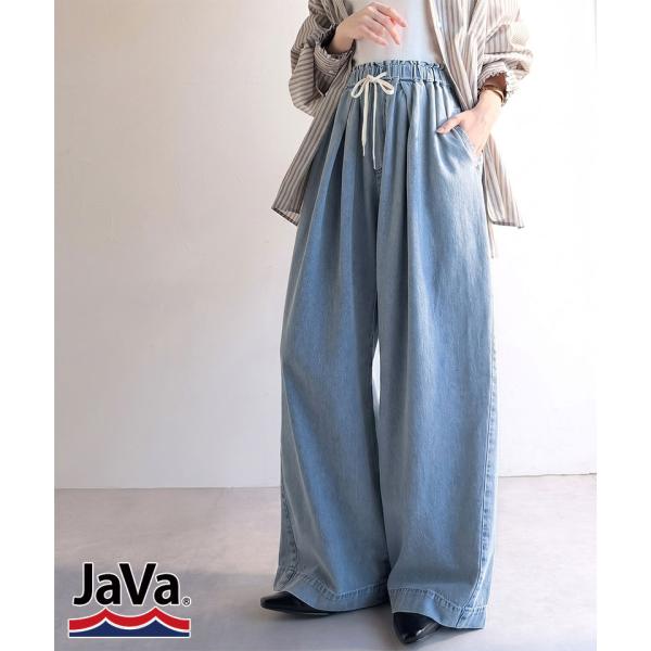 《JaVaジャバコラボ》ライトオンスデニムイージーバギーパンツ JaVa クラシカルエルフ jv10...