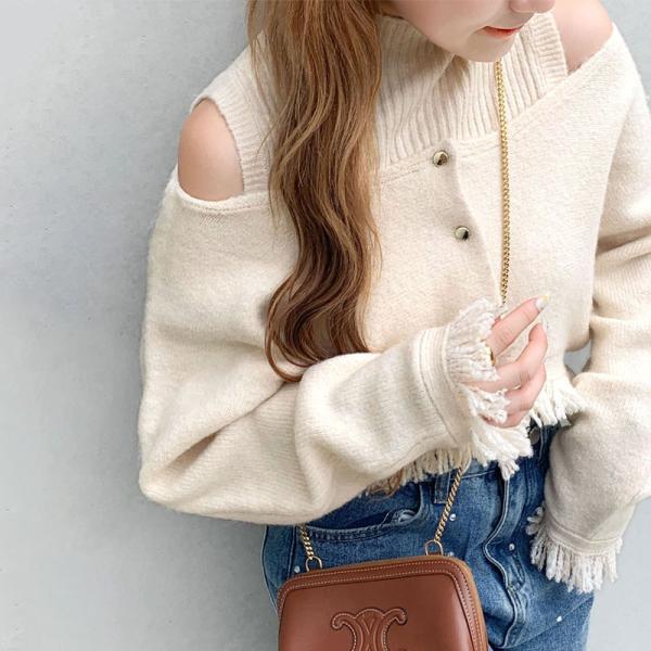 【mily bilet】 トップス カーディガン レディース ニット セットアンサンブル リブニット...